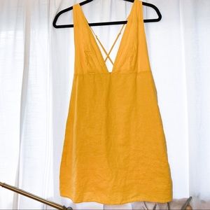 Urban outfitters linen baby doll sundress